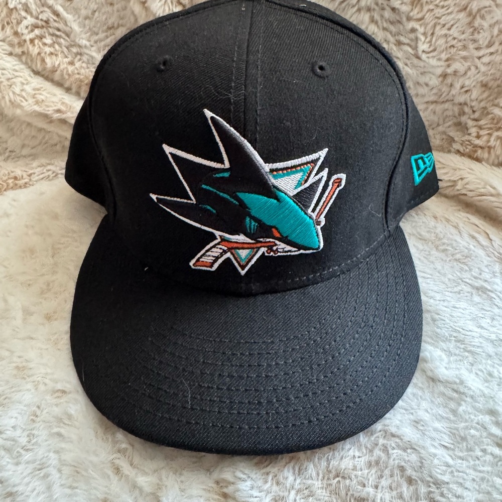 San Jose Sharks 59fifty Black and Gray Cap